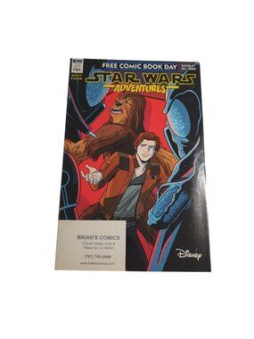 Star Wars Adventures Free Comic Book Day Issue IDW 2018 Han Solo Chewbacca Art